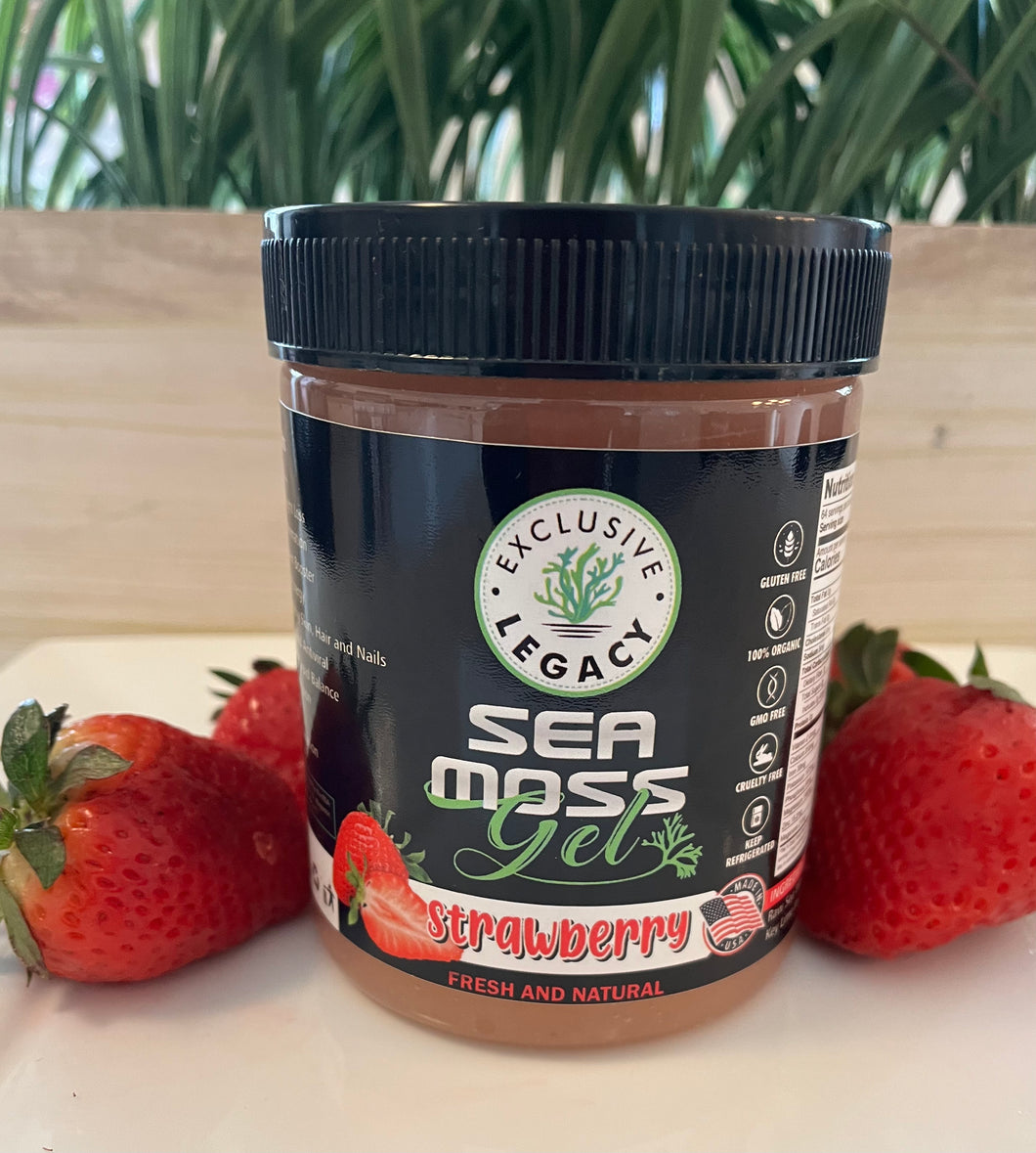 Strawberry Sea Moss Gel | Beginner Friendly